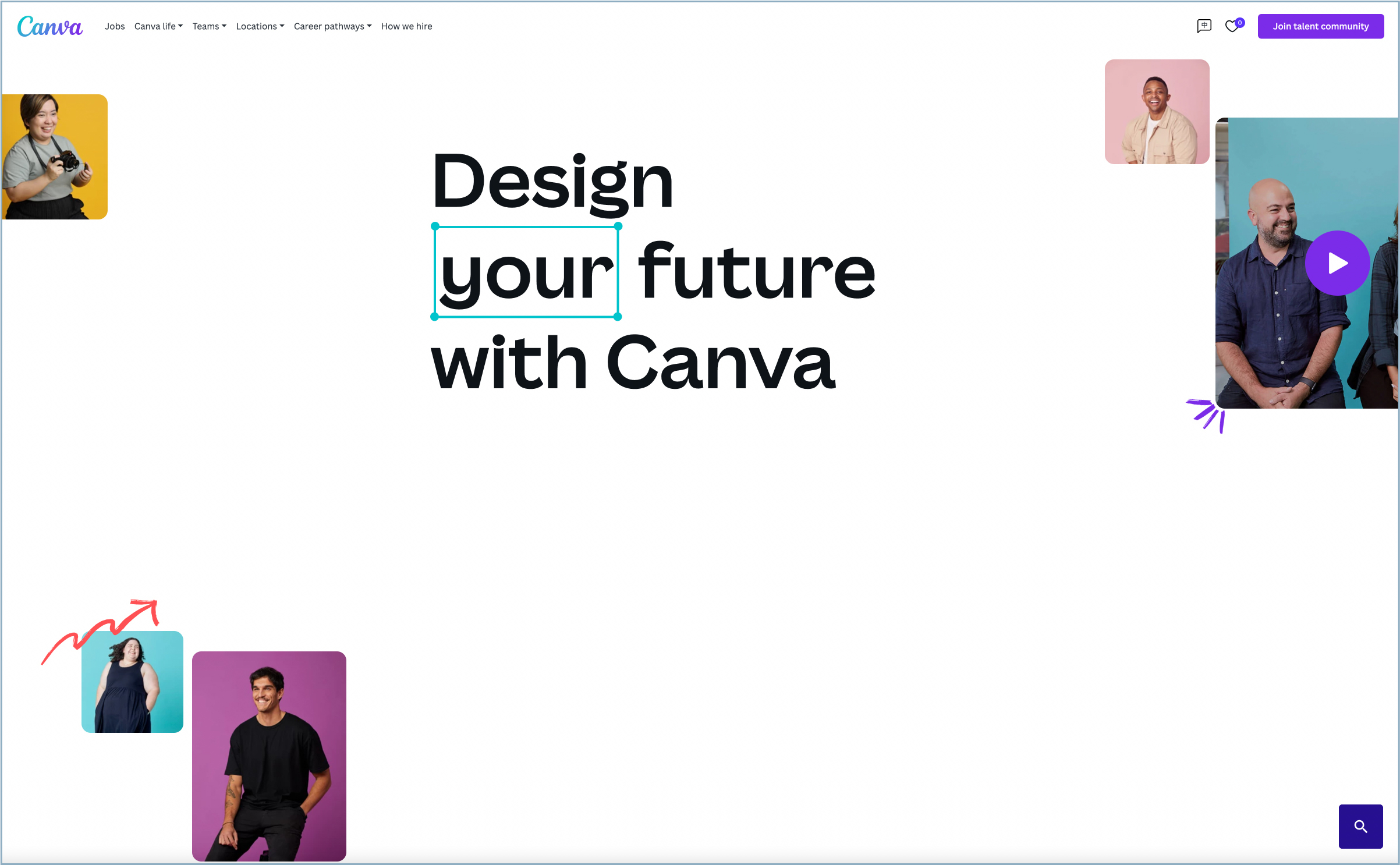 canva career page